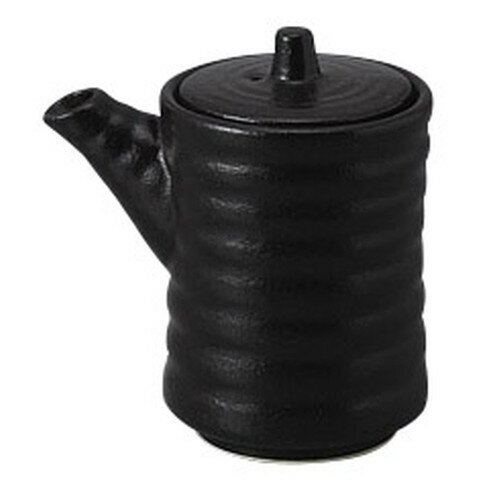 瀬戸黒筒型出汁入 [ 8.6 x 13.8cm 400cc ] [ 鍋用品 ] | 和食 旅館 料亭 飲食店 ホテル 業務用