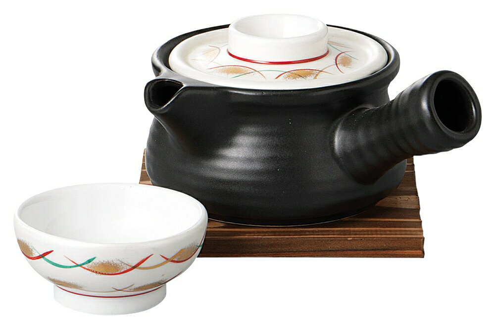 黒マット銀彩武蔵野急須型土瓶むし [15×12×6.7cm 240cc] | SNS インスタ映え おしゃれ かわいい かっこ..