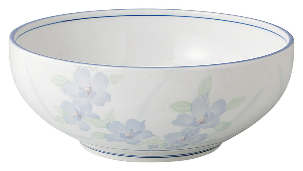 花のささやき　6．0ボール [19.3×7.5cm] | 食器 和食器 業務用 贈答 プレゼント ギフト おしゃれ かわいい 開店 定食 セット そば うどん ラーメン 鉢 丼 丼鉢 どんぶり 中華