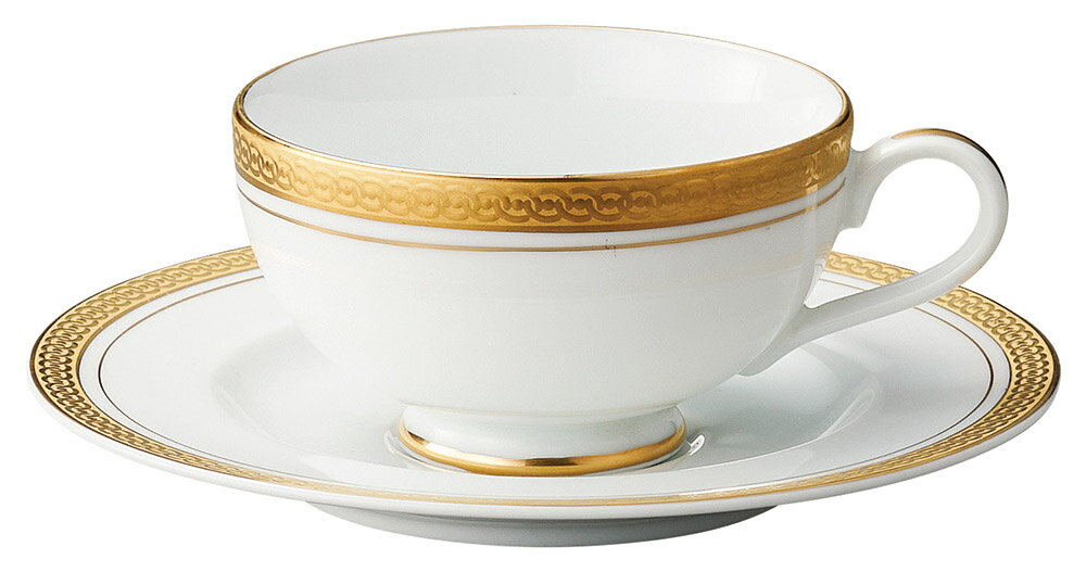 シャンパーニュ（薄口）　紅茶碗皿 [碗:12.3×9.5×5.8cm 190cc 皿:16.5×1.5cm] | 喫茶店 業務用 贈答 プ..