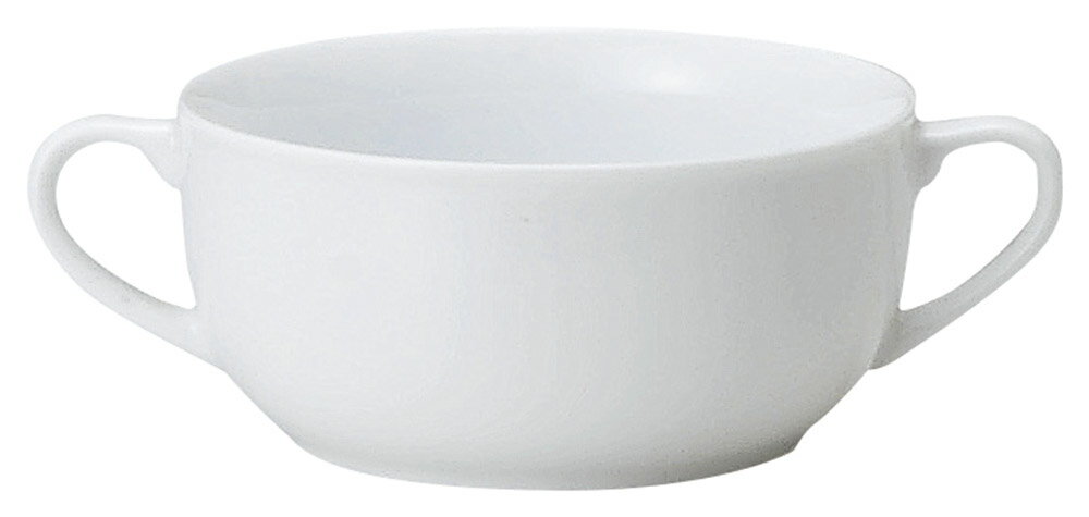 スーパーホワイト　両手碗 [10.2×4.9cm 330cc] | SNS インスタ映え おしゃれ かわいい かっこいい 和カフェ おうちカフェ 器 食器 和食器 洋食器 業務用 バイキング ビュッフェ 開店 ホテル