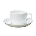 SAスタックコーヒー碗皿 [碗:7.2×5.2cm 130cc 皿:13×2cm] | 器 食器 和食器 洋食器 業務用 おしゃれ かわいい かっこいい シンプル モダン セット