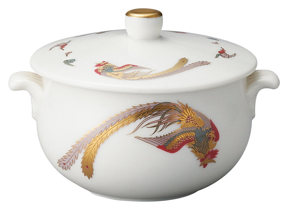 [商品名]金彩鳳凰　手付フカヒレスープ（N）[素材][寸法]10.7×9cm結婚式のお返し、母の日のプレゼント、退職祝いなど、さまざまな場面でご利用いただけます。陶器の専門問屋が厳選した、プレゼントやギフトにピッタリな逸品です。[10.7×9cm] ニューボン おもてなしの中に、ひと工夫アクセントがある食器、他店と差別化して使いたい高級で存在感のある食器でございます。こちらを使用して料理をお客様に提供すれば、より一層料理が美味しく見えること間違いないでしょう。中華料理を専門とする飲食店などで、季節を問わず様々なシーンでご利用いただける商品でございます。また、弊社サイトでは他にも様々な商品を数多く取り揃えておりますので、お好みや用途、御予算に合わせてお選び下さいませ。一部の商品はメーカーよりお取り寄せとなりますので、納期が前後することがございます。あらかじめご了承ください。商品によっては手造りのため、写真と色・かたちが若干異なることがございます。われものですので丁重に梱包させていただいておりますが、ご質問などございましたらお気軽にお問い合わせください。ご注文に関する注意事項は 【こちら】ご購入前にご確認ください。