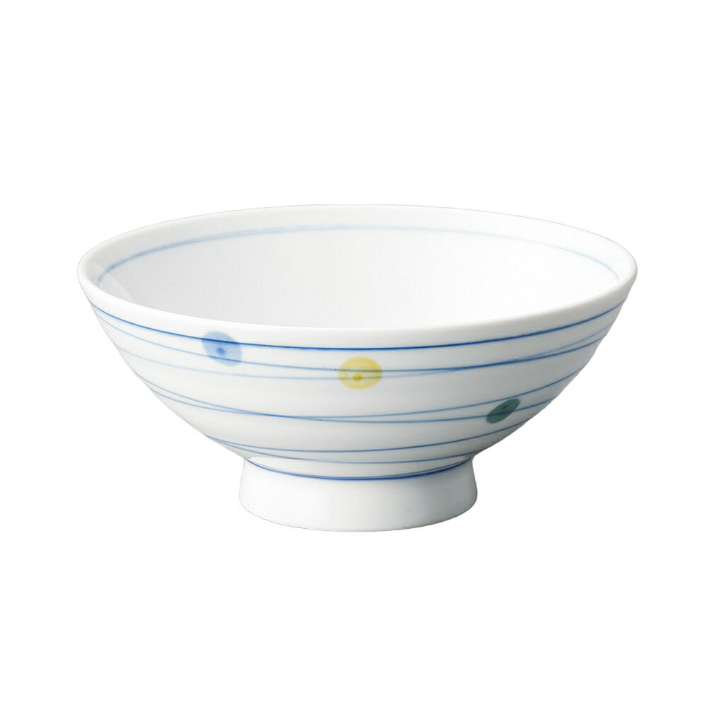 四色水玉毛料 [13.6×6.2cm] | 食器 和食器 業務用 贈答 プレゼント ギフト おしゃれ かわいい お祝い セット ごはん茶碗 お茶碗 茶碗