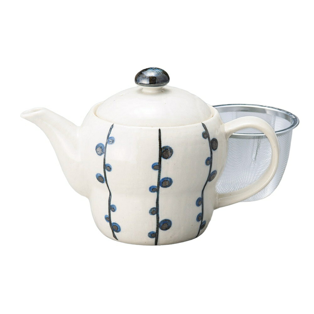 手描海ぶどうポット（U） [17.7×10.6×11.9cm 400cc] | 業務用 贈答 プレゼント ギフト おしゃれ かわい..