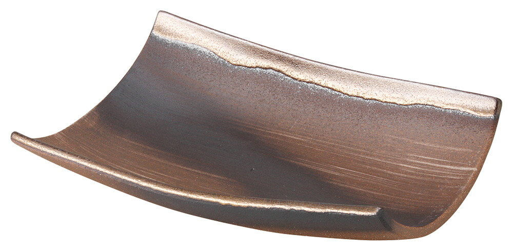 備前金彩　手造り長角皿（小） [25.5×18×4cm] | SNS インスタ映え おしゃれ かわいい かっこいい 和カ..