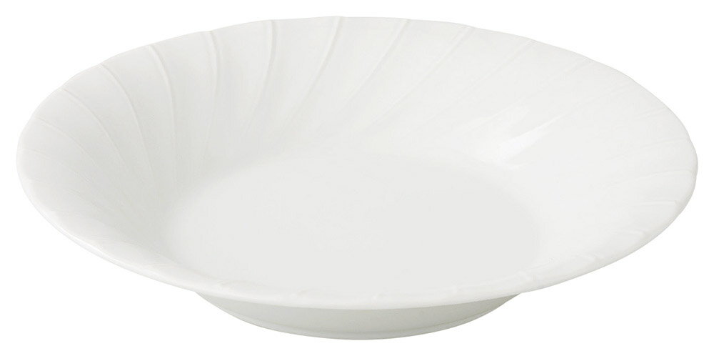 シェルホワイト　9吋スープ [23.2×4.4cm] | SNS インスタ映え おしゃれ かわいい かっこいい 和カフェ ..