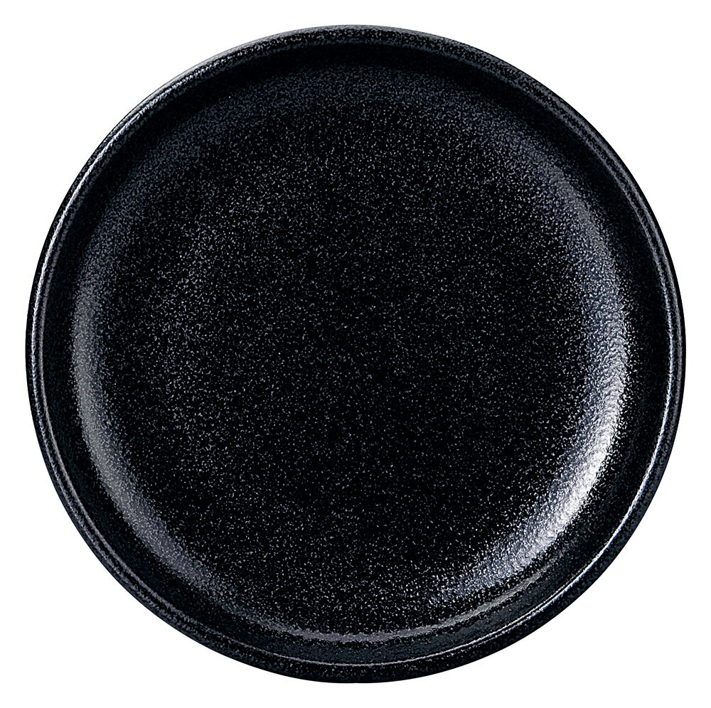 豊明（黒耀）　9．0皿 [28×3.4cm] | SNS インスタ映え おしゃれ かわいい かっこいい 和カフェ おうちカフェ 器 食器 和食器 洋食器 業務用 バイキング ビュッフェ 開店