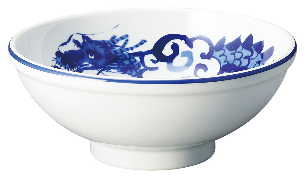 [商品名]イングレーズ青龍　6．5反型玉丼[素材][寸法]19.6×8cm結婚式のお返し、母の日のプレゼント、退職祝いなど、さまざまな場面でご利用いただけます。陶器の専門問屋が厳選した、プレゼントやギフトにピッタリな逸品です。[19.6×8cm] 強化磁器 おもてなしの中に、ひと工夫アクセントがある食器、他店と差別化して使いたい高級で存在感のある食器でございます。こちらを使用して料理をお客様に提供すれば、より一層料理が美味しく見えること間違いないでしょう。中華料理を専門とする飲食店などで、季節を問わず様々なシーンでご利用いただける商品でございます。また、弊社サイトでは他にも様々な商品を数多く取り揃えておりますので、お好みや用途、御予算に合わせてお選び下さいませ。一部の商品はメーカーよりお取り寄せとなりますので、納期が前後することがございます。あらかじめご了承ください。商品によっては手造りのため、写真と色・かたちが若干異なることがございます。われものですので丁重に梱包させていただいておりますが、ご質問などございましたらお気軽にお問い合わせください。ご注文に関する注意事項は 【こちら】ご購入前にご確認ください。