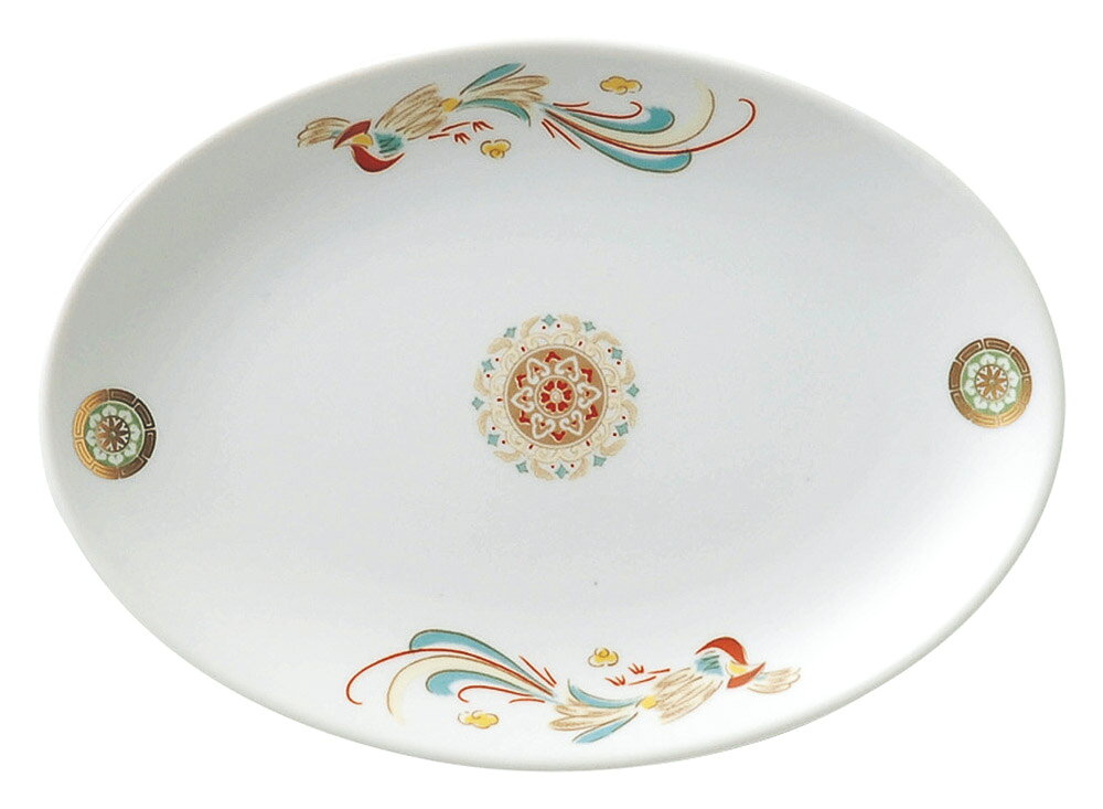 樂天商城 - 金紋翔鳳　8吋メタプラター [21×15.1cm] | SNS インスタ映え おしゃれ かっこいい カッコイイ 中華料理 業務用 バイキング ビュッフェ 開店 アジア
