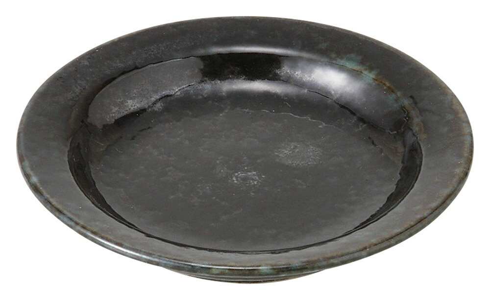 黒藍染笹　丸薬味皿 [9.2×1.8cm] | 食器 和食器 和皿 業務用 贈答 プレゼント ギフト おしゃれ かわい..