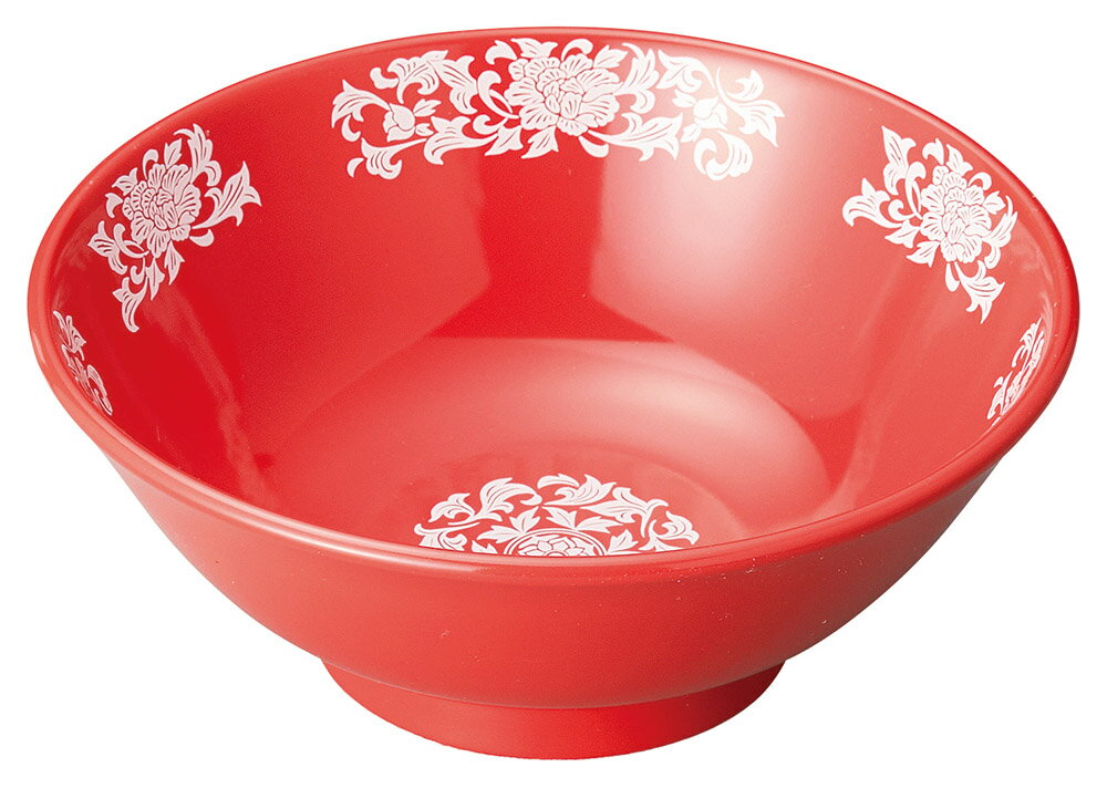赤白盛牡丹　7．0高台丼 [21.5×8.5cm] | SNS インスタ映え おしゃれ かっこいい カッコイイ 中華料理 業務用 バイキング ビュッフェ 開店 アジア