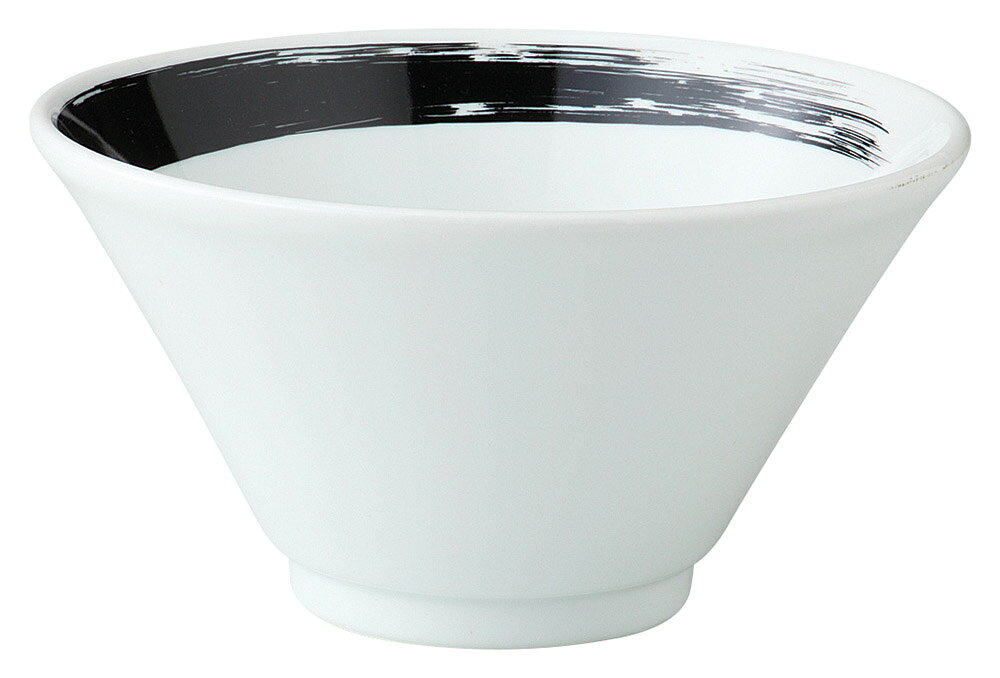 黒刷毛目 深口反6．3丼 [19.1×10.2cm] | SNS インスタ映え おしゃれ かっこいい カッコイイ 中華料理 業務用 バイキング ビュッフェ 開店 アジア