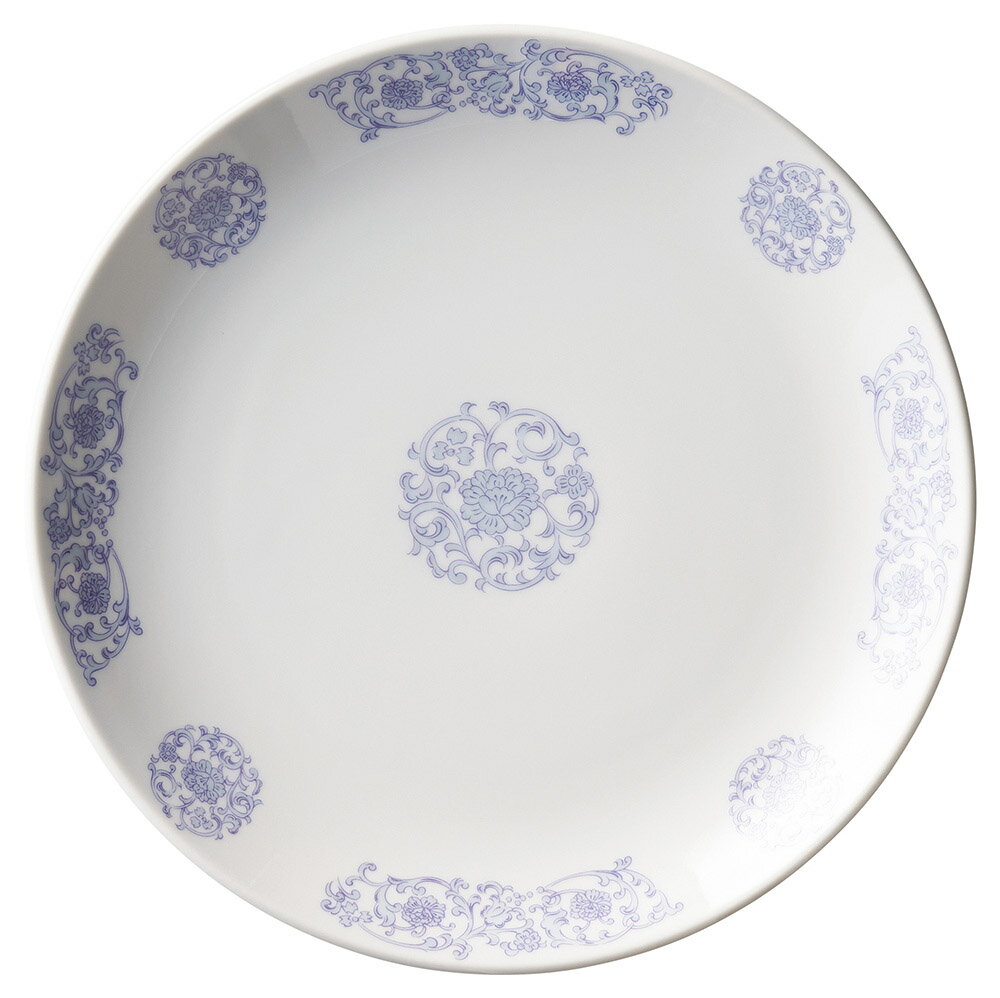 シルクロード　23cm丸皿 [23.6×2.3cm] | SNS インスタ映え おしゃれ かっこいい カッコイイ 中華料理 ..