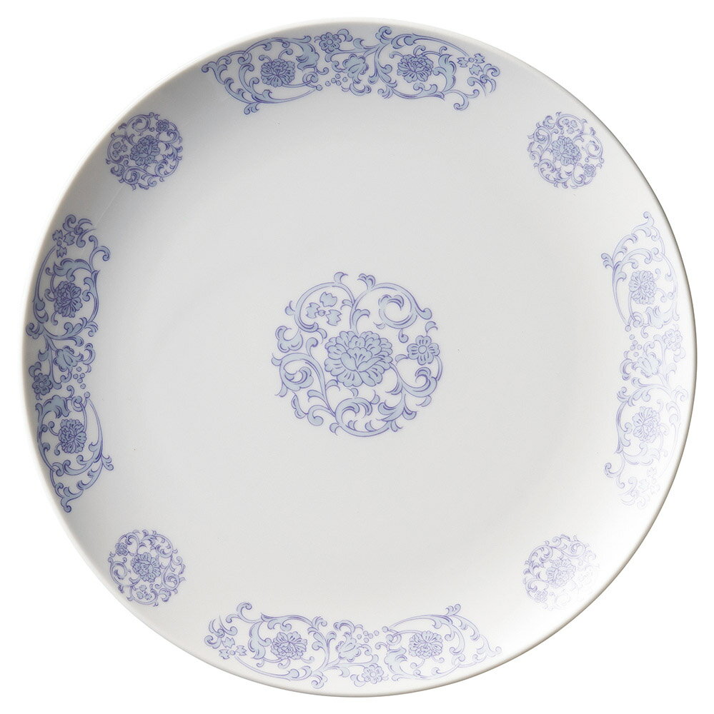 シルクロード　26cm丸皿 [25.7×2.7cm] | SNS インスタ映え おしゃれ かっこいい カッコイイ 中華料理 ..