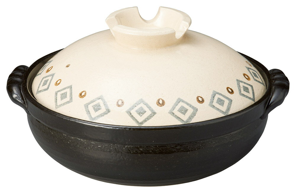 藍菱紋6号鍋 [19.5×11cm 800cc] | 業務用 贈答 プレゼント ギフト モダン おしゃれ かわいい セット ご..