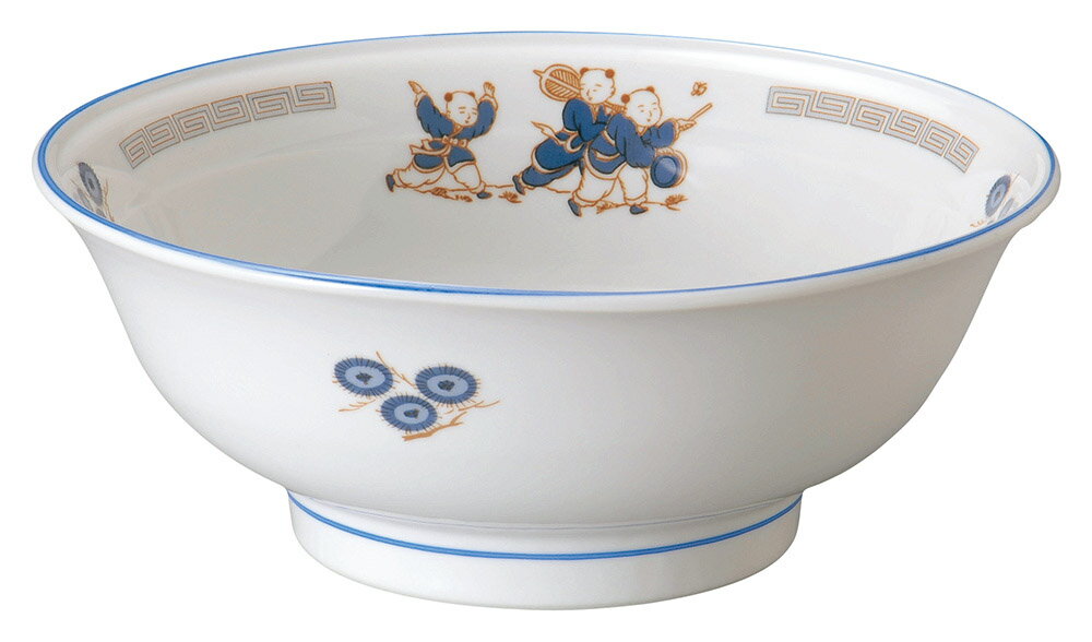 松唐子　高台7．5丼 [23.3×9.1cm] | SNS インスタ映え おしゃれ かっこいい カッコイイ 中華料理 業務用 バイキング ビュッフェ 開店 アジア