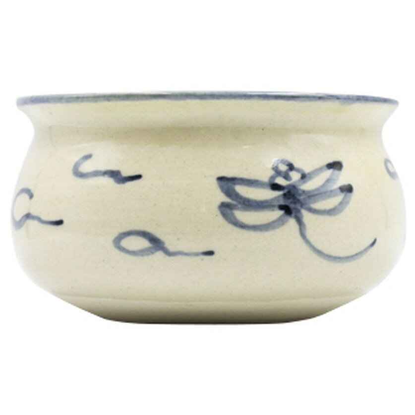 御深井建水並 トンボ（忠作） 化粧箱入 [13.5×8cm 380g] | 茶道具 茶道 裏千家 表千家 お抹茶 稽古用 茶会 茶席 器 建水 お点前 お土産 プレゼント ギフト 贈り物