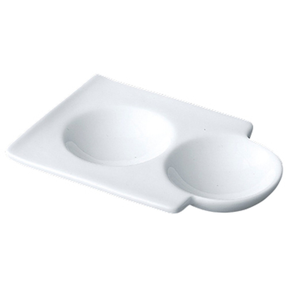 ユースフル 丸型ツーピース (IG-24) [ 155 x 105 x H20mm ] | 焼肉 ビュッフェ タレ入れ 人気 おすすめ..