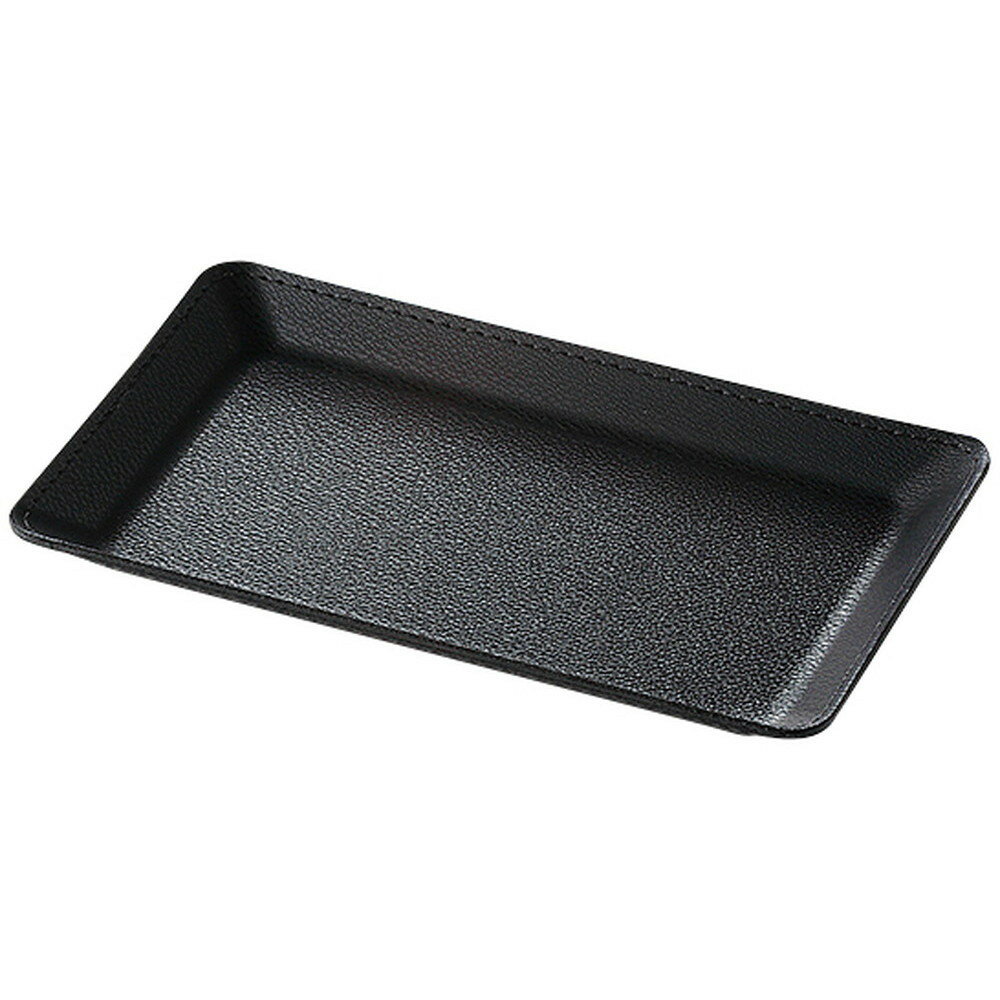 キャッシュトレイ 合皮ブラック [ 202 x 122 x H19mm ] 【 店舗用品 】| 店舗備品 レジ横 レストラン カフェ 飲食店 雑貨店 業務用