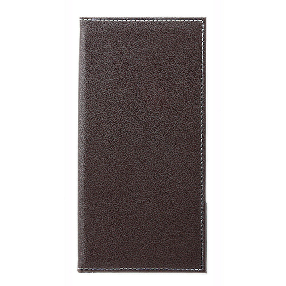 マグネット式 伝票ばさみ 二つ折 茶 [ 110 x 220mm ] 【 店舗用品 】| 店舗備品 レストラン カフェ 飲..