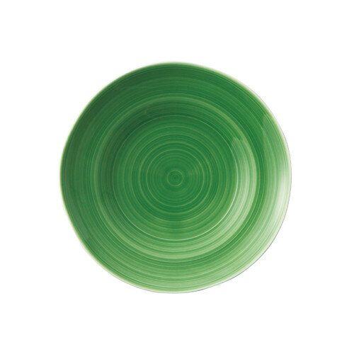 櫛目 19中皿 緑釉 [直径190 x 24mm]| 中皿 サラダ パスタ 取り皿 プレート 人気 おすすめ 食器 洋食器 業務用 飲食店 カフェ うつわ 器 おしゃれ かわいい ギフト プレゼント 引き出物 誕生日 贈り物 贈答品