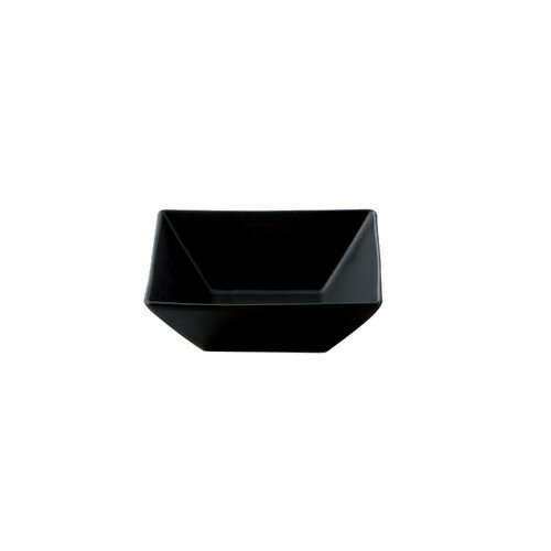 Square Plates - スクエア 12正角鉢 黒 [120 X 120 X 40mm] | 小鉢 小皿 ボウル スモール ボール プレート 人気 おすすめ 食器 洋食器 業務用 飲食店 カフェ うつわ 器 おしゃれ かわいい ギフト プレゼント 引き出物 誕生日 贈り物 贈答品