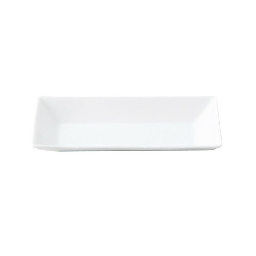 Square Plates - スクエア 18長角皿 白 [180 x 90 x 20mm]| 中皿 サラダ パスタ 取り皿 プレート 人気 おすすめ 食器 洋食器 業務用 飲食店 カフェ うつわ 器 おしゃれ かわいい ギフト プレゼント 引き出物 誕生日 贈り物 贈答品
