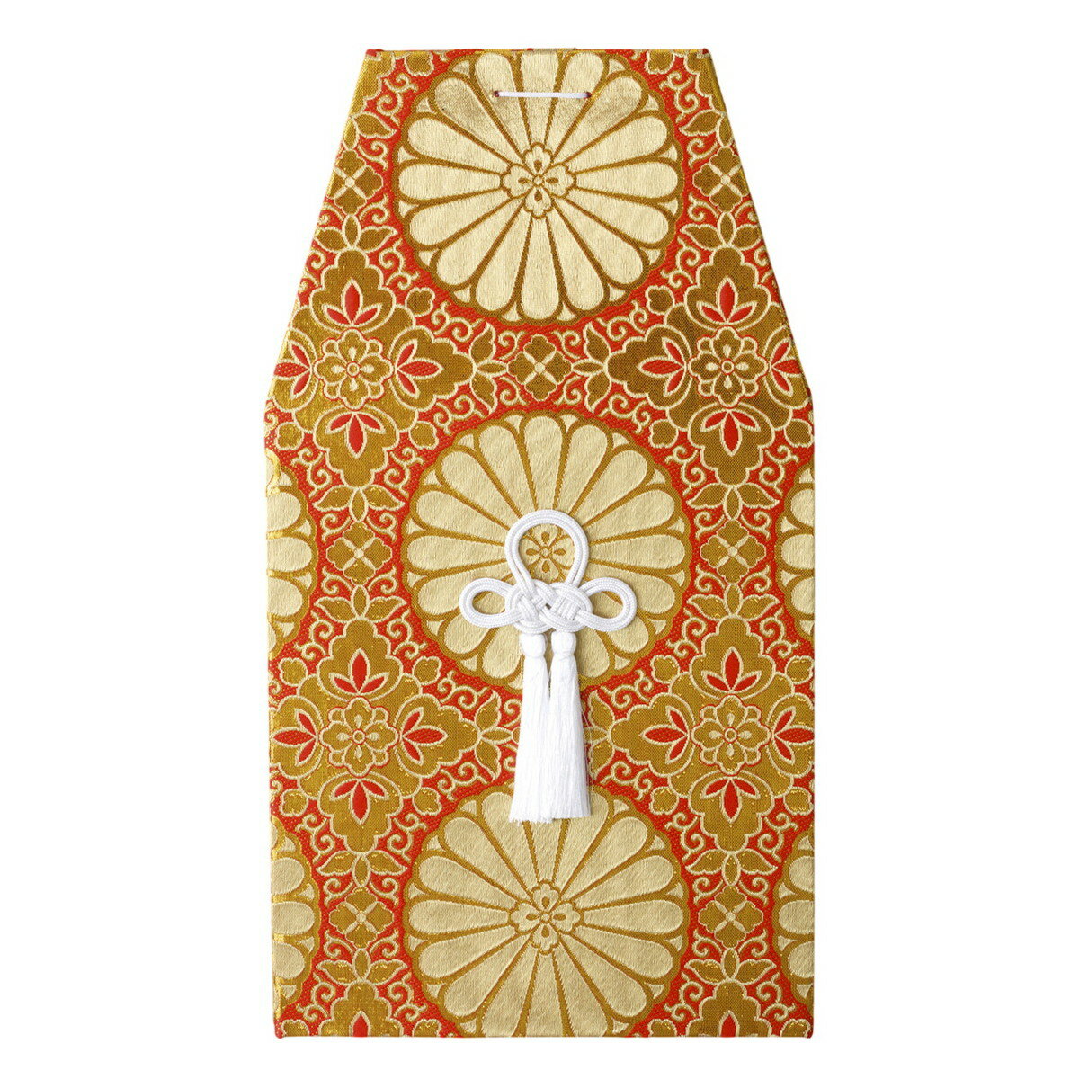 骨覆 並金襴覆 赤 [ 7寸 ] | 骨覆 仏具 供養 お盆 葬式 仏壇 手元供養 お彼岸 迎え火 お寺 お墓 仏様 仏前 盆 お坊さん お供え 佛具