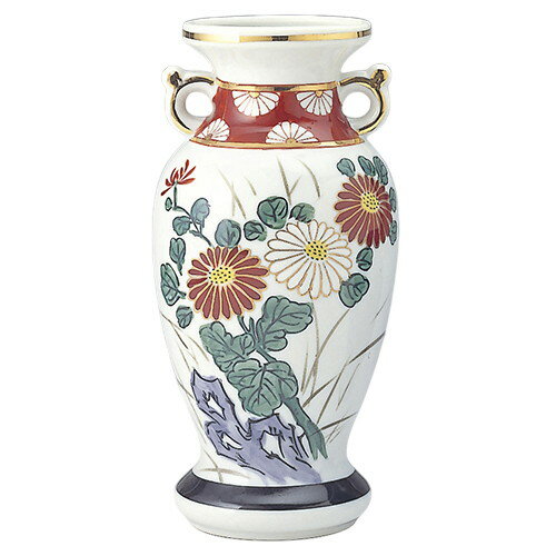 仏花瓶 サギ型赤絵 [ 尺寸 ] | 花立 花瓶 供養 お盆 葬式 仏壇 手元供養 お彼岸 迎え火 お寺 お墓 仏様 仏前 盆 お坊さん お供え 佛具