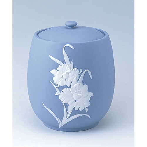 骨壷 カメオブルー 4寸 [4寸] | 仏具 仏壇 お盆 お彼岸 迎え火 供養 お寺 お墓 仏様 仏前 盆 お坊さん お供え 手元供養 佛具