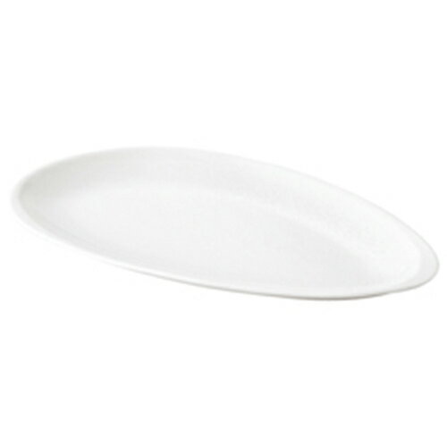 コクーン ホワイト プレートSS [24 x 11.6 x 2cm] | オーバルプレート 楕円皿 人気 おすすめ パスタ皿 フルーツ皿 食器 業務用 飲食店 カフェ うつわ 器 おしゃれ かわいい ギフト プレゼント 誕生日 贈り物 贈答品