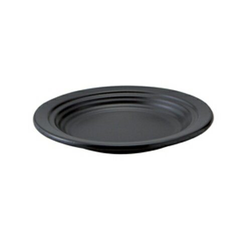 耐熱黒 21cm陶板丸 [R20.8 x 2.5cm] 【和食器 モダン 料亭 カフェ 飲食店 業務用】
