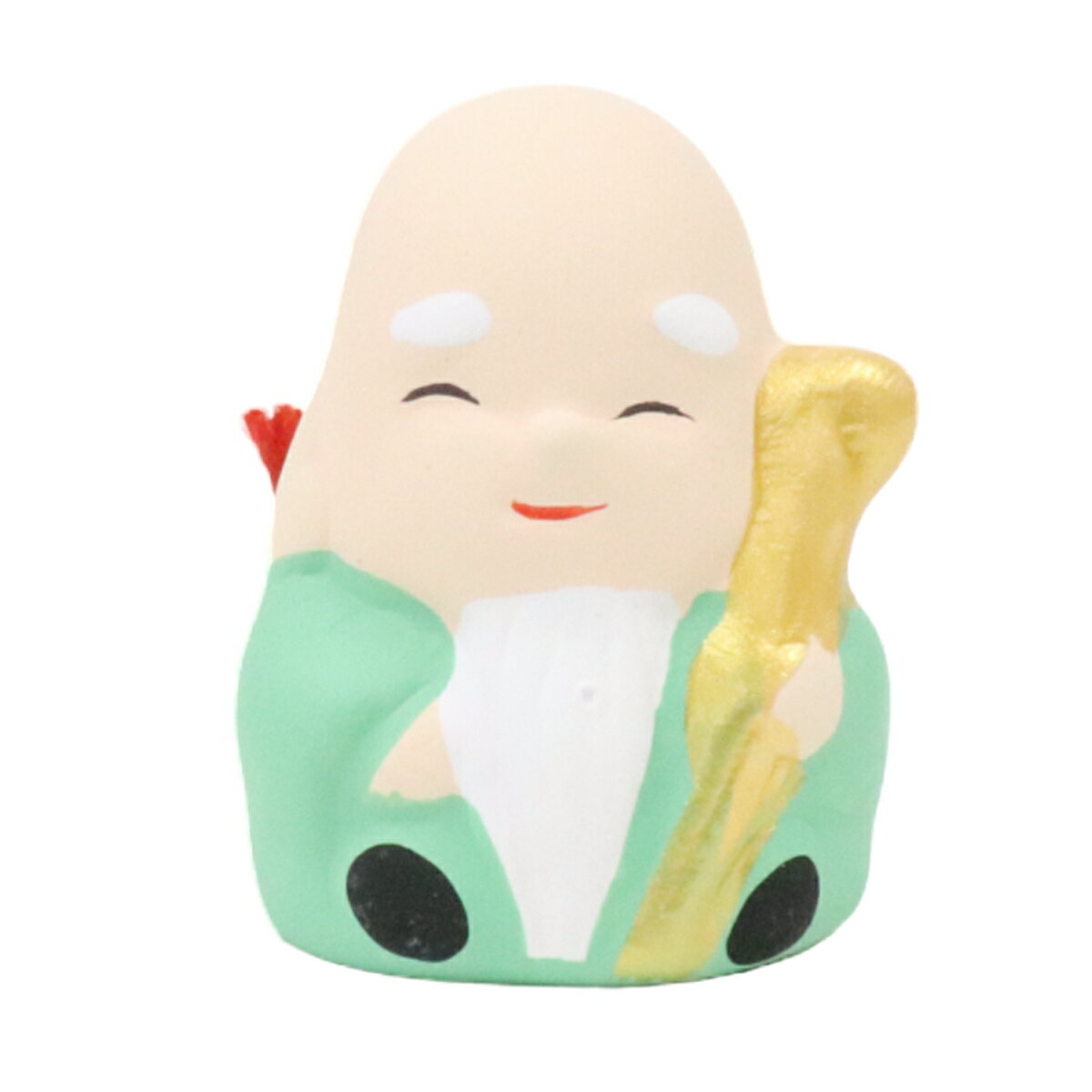 おみくじ セラみくじ 福禄寿 ＊おみくじ入り [（幅） 35 x（奥行） 30 x（高さ） 43 mm（ミリ表示）] 【縁起物 プレゼント かわいい 福招き】