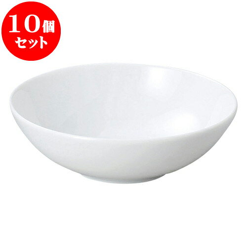 10個セット 洋陶オープン シャープ&モダン 白 17洋風ボールM [ 17 x 5.5cm ] | 人気 おすすめ 食器 洋食器 業務用 飲食店 カフェ うつわ 器 おしゃれ かわいい ギフト プレゼント 誕生日 贈答品 食器セット 食器セット