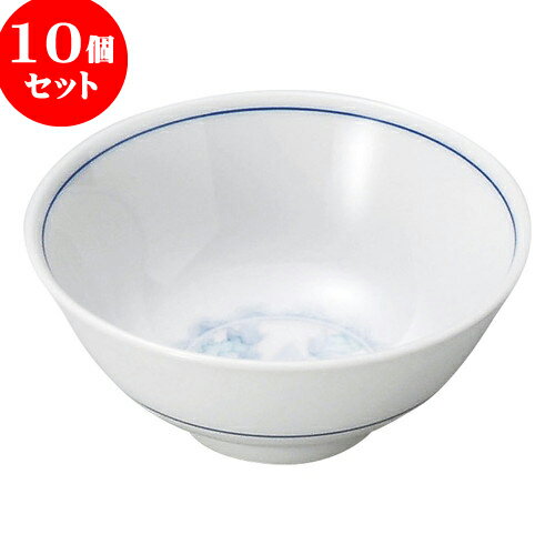 10個セット 中華オープン 三色牡丹 3.6スープ碗 [ 12 x 5.5cm ・ 230cc ] | 人気 おすすめ 食器 洋食器..