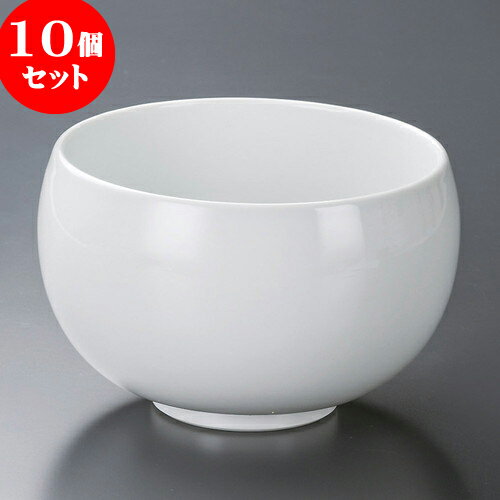 10個セット 多用丼 モノトーン（白）丼（有田焼） [ 16 x 10cm ] | お好み丼 丼ぶり カフェ丼 鉢 ラーメン そば うどん ボウル 食器 業務用 飲食店 カフェ うつわ 器 おしゃれ かわいい ギフト プレゼント 誕生日 贈り物 贈答品 食器セット