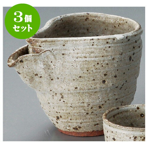 3個セット冷酒器 灰みかげ冷酒器（信楽焼） [ 12 x 9 x 10cm 260 ] | 冷酒 お酒 日本酒 徳利 酒器 きき酒 バー bar 晩酌 人気 おすすめ 食器 業務用 飲食店 カフェ うつわ 器 おしゃれ かわいい ギフト プレゼント 引き出物 誕生日 贈り物 贈答品 食器セット