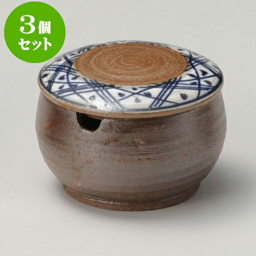 3個セット卓上カスターセット 焼〆辛子入れ [ 6.5 x 3.7cm ] | カスターセット 調味料入 卓上 薬味入 ..