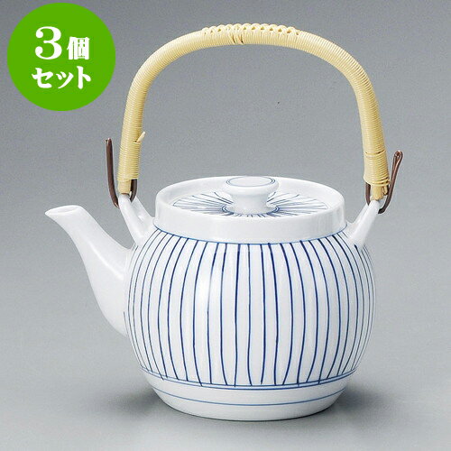 3個セット土瓶 立枠10号土瓶（有田焼） [ 16.5 x 14.5cm 1,800cc ] | ポット 急須 土瓶 お茶 大きい 一服 まったり 人気 おすすめ 食器 業務用 飲食店 カフェ うつわ 器 おしゃれ かわいい ギフト プレゼント 引き出物 誕生日 贈り物 贈答品 食器セット