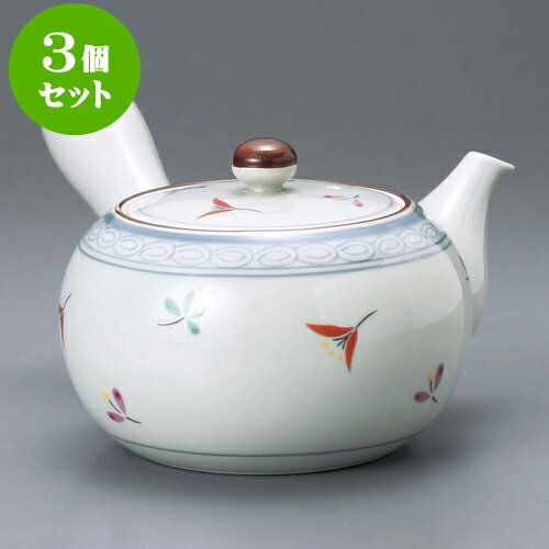 3個セット急須 花小紋M中急須（有田焼）11.5 x 8.5cm 350cc ] | ポット 急須 きゅうす 土瓶 お茶 一服 まったり 人気 おすすめ 食器 業務用 飲食店 カフェ うつわ 器 おしゃれ かわいい ギフト プレゼント 引き出物 誕生日 贈り物 贈答品 食器セット