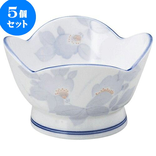 5個セット 和陶オープン まごころ 四ッ山4.0小鉢 [ 12.5 x 7cm ] | 人気 おすすめ 食器 洋食器 業務用 飲食店 カフェ うつわ 器 おしゃれ かわいい ギフト プレゼント 誕生日 贈答品 食器セット 食器セット