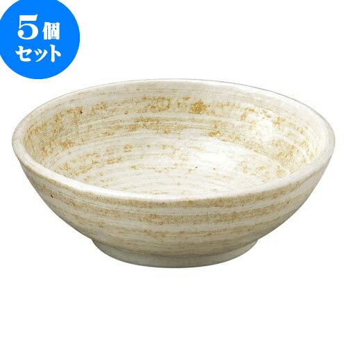 5個セット 和陶オープン 立春刷毛目 手捻り4.0寸ボール [ 13.4 x 4.5cm ] | 人気 おすすめ 食器 洋食器 業務用 飲食店 カフェ うつわ 器 おしゃれ かわいい ギフト プレゼント 誕生日 贈答品 食器セット 食器セット