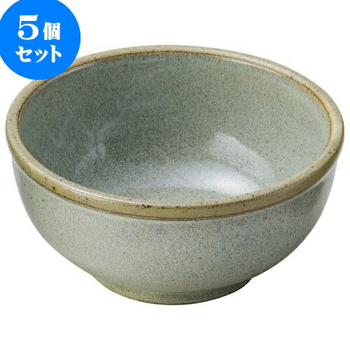 5個セット 和陶オープン 灰釉 5.0深丼 [ 15 x 7.3cm ] | 丼ぶり カフェ丼 鉢 ラーメン そば うどん ボウル 食器 業務用 飲食店 カフェ うつわ 器 おしゃれ かわいい ギフト プレゼント 誕生日 贈り物 贈答品 食器セット