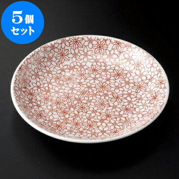 5個セット 取皿 赤小紋4.0皿 [ 12.8 x 2.2cm ] | 取り皿 フルーツ皿 菓子皿 食器 業務用 飲食店 カフェ うつわ 器 おしゃれ かわいい お洒落 可愛いギフト プレゼント 引き出物 内祝い 結婚祝い 誕生日 贈り物 贈答品 おすすめ 人気