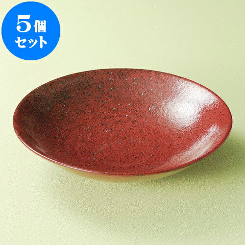 5個セット 麺皿 紅柚子7.0麺皿 [ 23 x 5.3cm ] | そば 蕎麦 めん 麺おすすめ 人気 食器 業務用 飲食店 ..