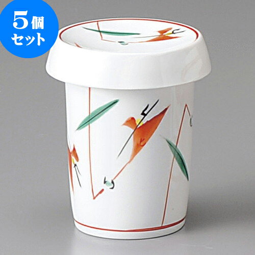 5個セット ひれ酒 赤絵つゆ草ひれ酒 [ 6.2 x 9.5cm 170cc ] | ヒレ酒 ふぐ 珍味 熱燗 お酒 日本酒 酒器 お酒 居酒屋 バー bar 晩酌 人気 おすすめ 食器 業務用 飲食店 カフェ うつわ 器 おしゃれ かわいい ギフト プレゼント 引き出物 誕生日 贈り物 贈答品 食器セット