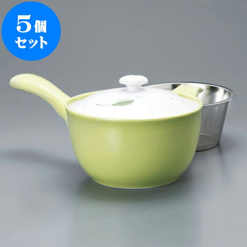 5個セット 急須 リーフSS平急須（有田焼）11.5 x 8.5cm 325cc ] | ポット 急須 きゅうす 土瓶 お茶 一服 まったり 人気 おすすめ 食器 業務用 飲食店 カフェ うつわ 器 おしゃれ かわいい ギフト プレゼント 引き出物 誕生日 贈り物 贈答品 食器セット