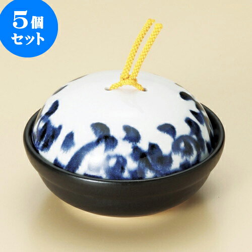 5個セット 会席鍋 染付タコ唐草会席鍋（大） [ 15.8 x 8.6cm ] | 人気 おすすめ 食器 洋食器 業務用 飲食店 カフェ うつわ 器 おしゃれ かわいい ギフト プレゼント 誕生日 贈答品 食器セット 食器セット