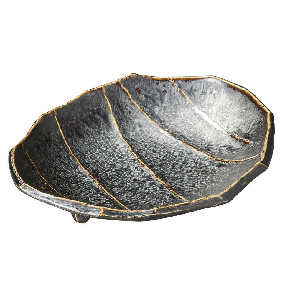 孔雀じゃばら浅皿 [ 23.5 x 19 x 4.8cm 530g ] | 和食器 鉢 小鉢 ボウル 浅鉢 料亭 ホテル 食器 業務用..